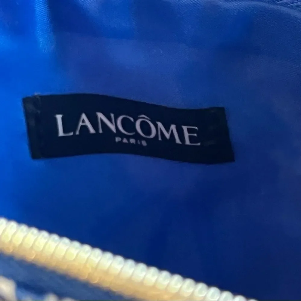 New LANCOME Canvas Travel Theme Cosmetic Bag